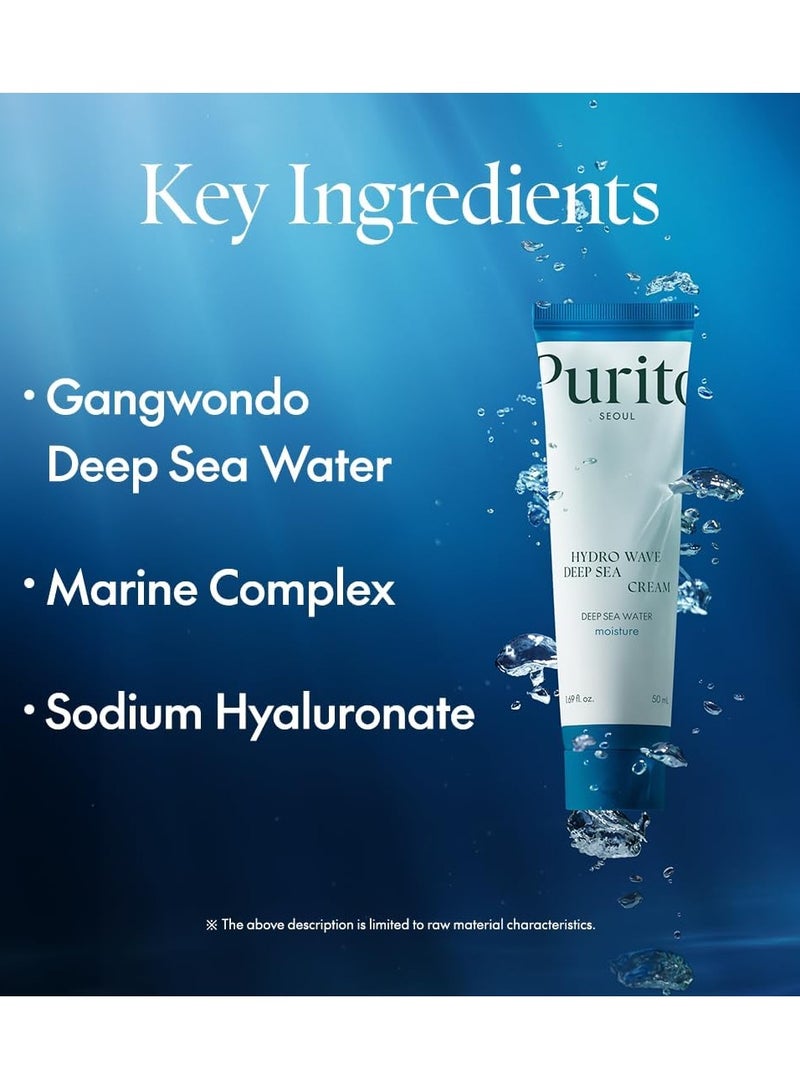 PURITO [Purito Seoul] Hydro Wave Deep Sea Cream 50ml - Image 4