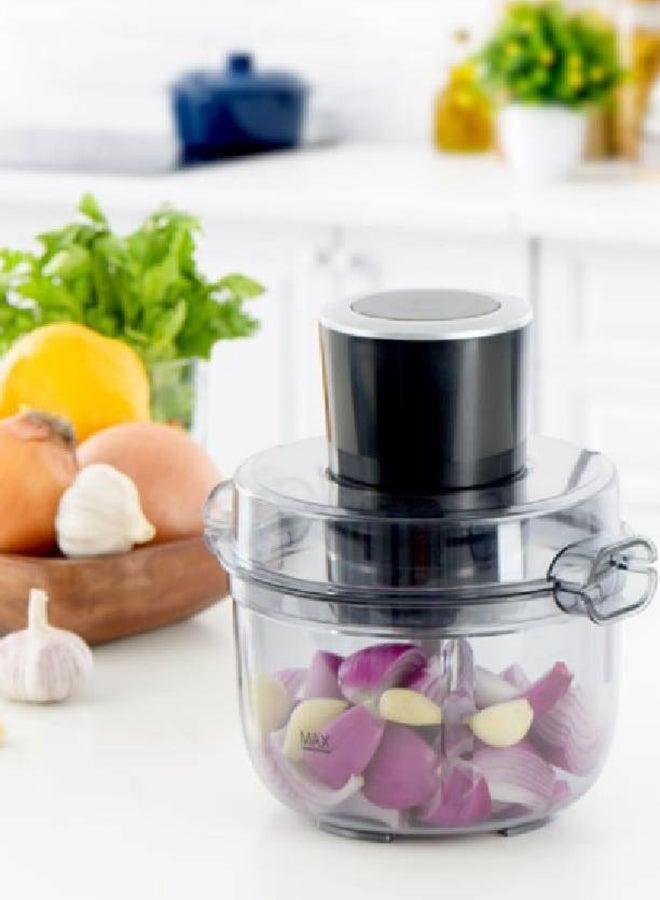 ALSAIF-ELEC Electric Vegetable Slicer 2 L 500 W E02427 Silver/Black - Image 2
