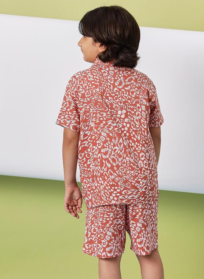 ستايلو بج طقم قميص وشورت بطبعة ستايلو بوغ كاملة - Image 4