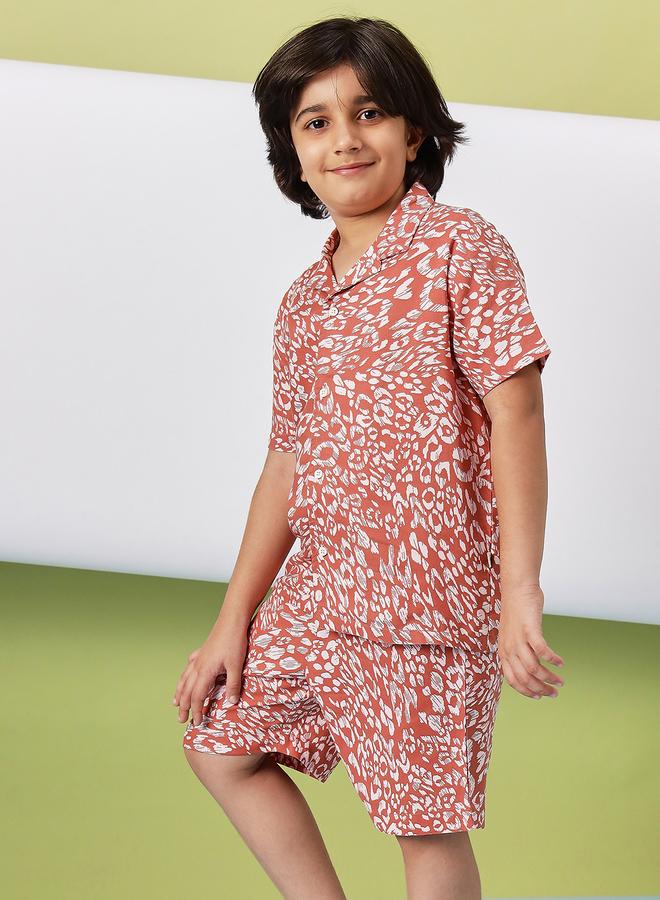 ستايلو بج طقم قميص وشورت بطبعة ستايلو بوغ كاملة - Image 3