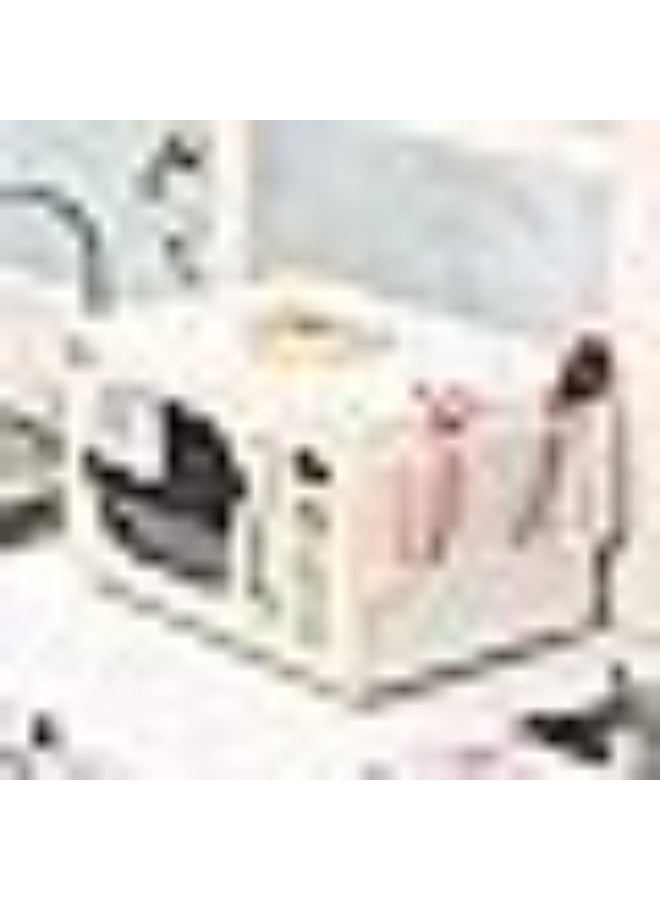 Microwave Oven Dustproof Cloth Cover with 2 Side Pockets – Protective Kitchen Appliance Cover for Microwave Storage and Organization, Easy to Clean Fabric, 1 Piece (Assorted Colors & Designs) - Image 2