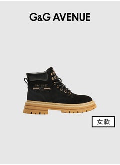 G&G AVENUE Mens Boots Casual Men Martin Boots Casual Handmade Winter Leather Shoes Men Outdoor Ankle Boots Martin Boots  - Image 3