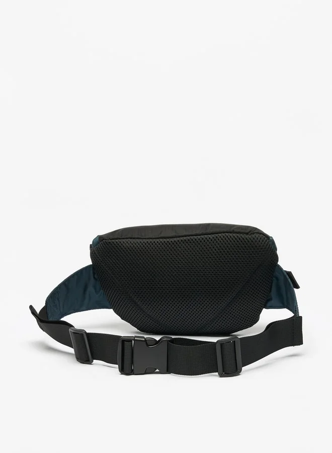 Lee Cooper Men's Logo Print Waist Bag with Zip Closure