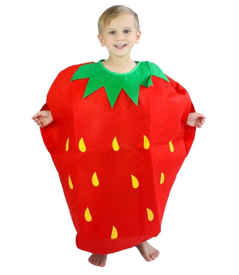 زي أطفال مبتكر من بيتيبيلا بحجم واحد على شكل فراولة