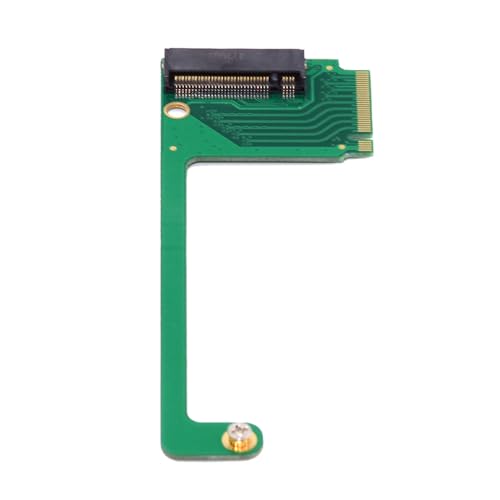 NFHK NVME MKey 22x30mm to 22x80mm Angled Extension SSD Upgrade Adapter Compatible with ROG Ally Gaming - Image 1