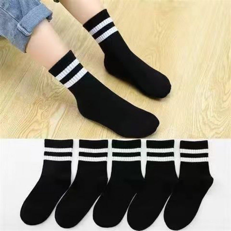 Zhuji Socks Children'S Socks Boys Girls Mid-Tube Socks Boys Toddler Big Kids Elementary School Students Sports Trendy Socks - Image 1