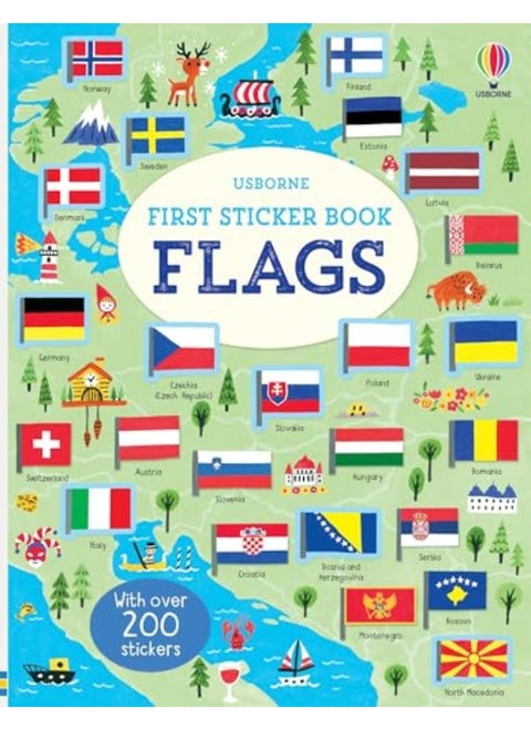 First Sticker Book Flags