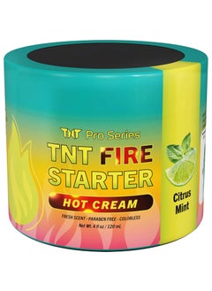 TNT Pro Series TNT Firestarter Workout Enhancer Sweat Gel Hot Cream for Tummy Belly Firming Sweet Scent  Thigh  Arm Hot Sweat Cream Exercise Thermogenic Cream for Men  Women Skin Tightening Heat Lotion 