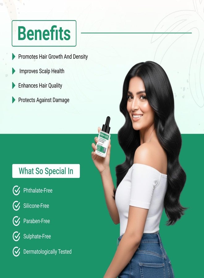 Dermalist Rosemary Hair Growth Serum with 3% Redensyl, 4% AnaGain & 3% Baicapil | Stimulates Hair Growth, Increases Hair Density & Thickens Hair | Non-Greasy Scalp Serum for Men & Women – 30 ml All Hair Types - Image 2