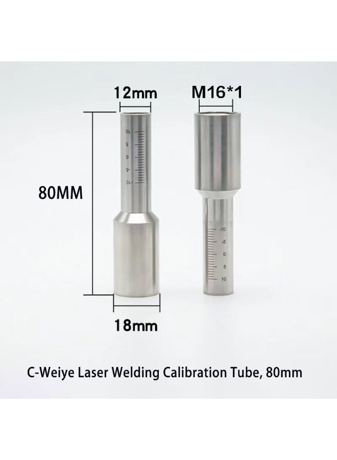 أنبوب معايرة مزود بمقياس لشعلة لحام الليزر، 80 مم - Image 1