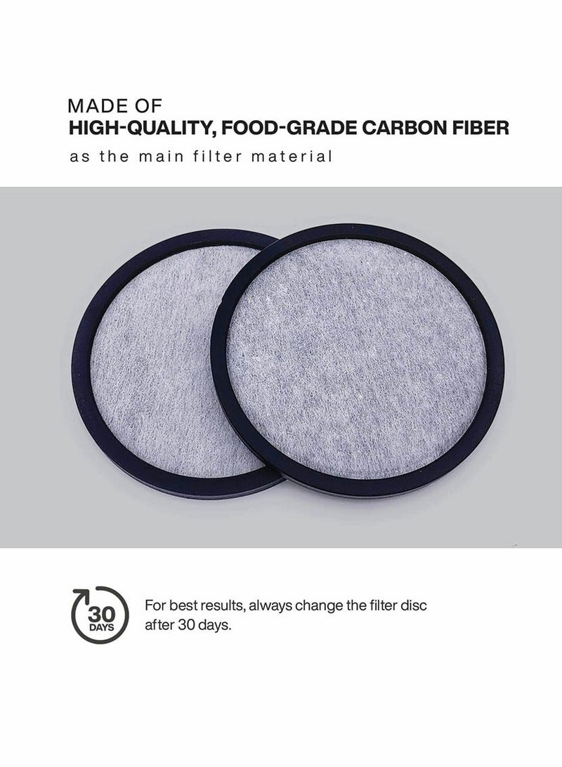 12-Pack Replacement Charcoal Water Filter Discs for Mr. Coffee Brewers Coffee Machines  - Image 2