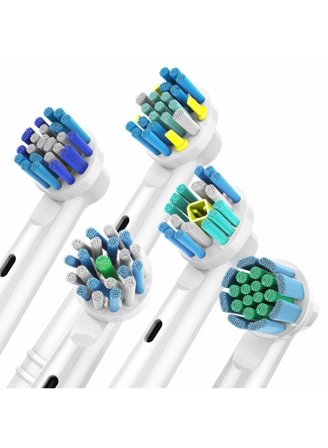 Waybesty Brush Heads Replacement Compatiable for Oral b Barun,Electric Toothbrush Heads with Dupont Bristles Contain Precision,Floss,Cross,3D Clean Compatible with Oral-B 7000/Pro 1000/9600/ 5000/3000/8000 - Image 3