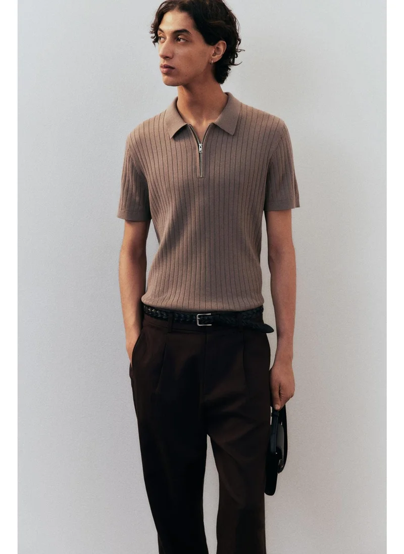 H&M Relaxed Fit linen-blend trousers