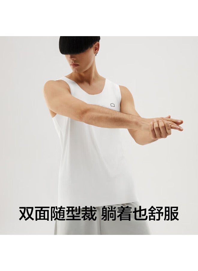 Bananain Men's Modal Slim Fit Tank Top Ice Silk Cool Sleeveless Undershirt Summer Pajamas Home Wear