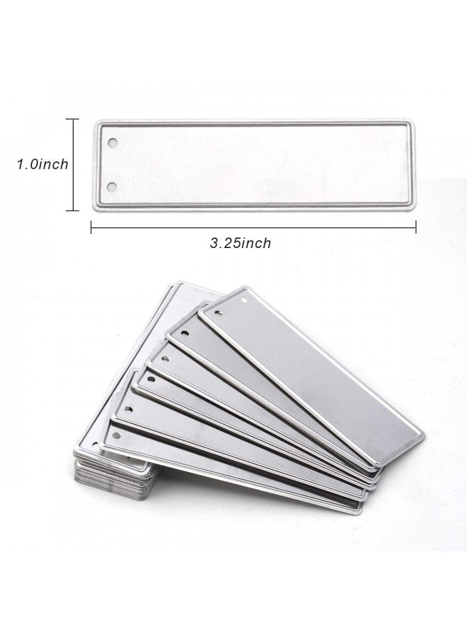 Coolrunner Plant Labels, Aluminum Plant Tags with 6 Inch Wires (100) - Image 1