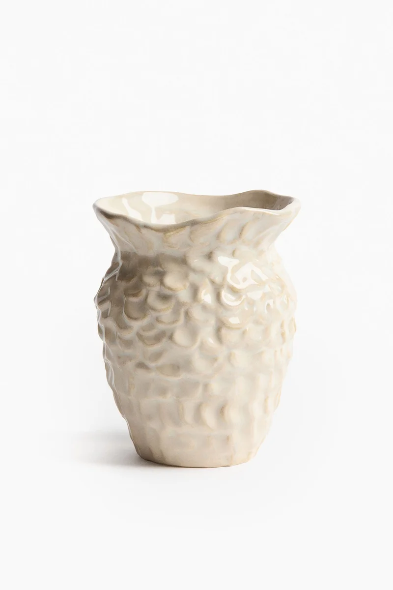 H&M Small sea-inspired stoneware vase