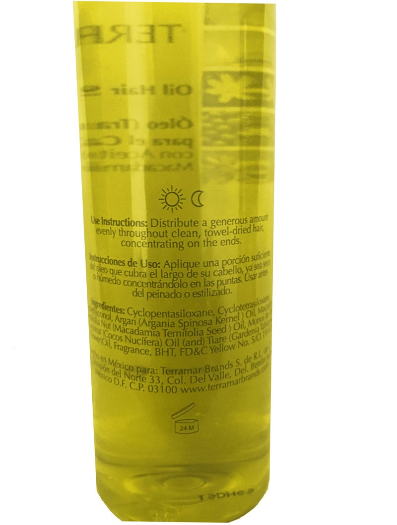 Terramar Oleo , Argan Oil , Macadamia and Monoi of TahitÃ­, TERRAMAR, 4.05 Oz - Image 5
