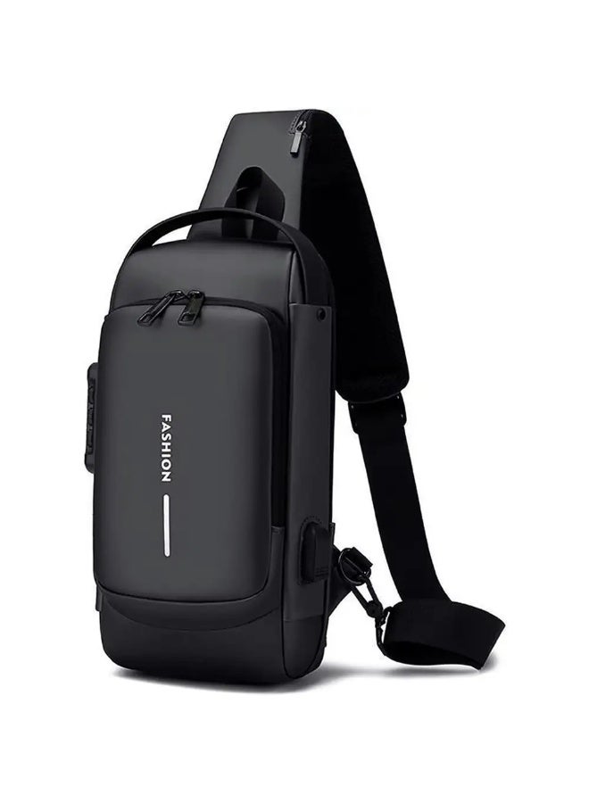 Hoxory Anti-Theft Flatback Backpack, One Size - Black - Image 1