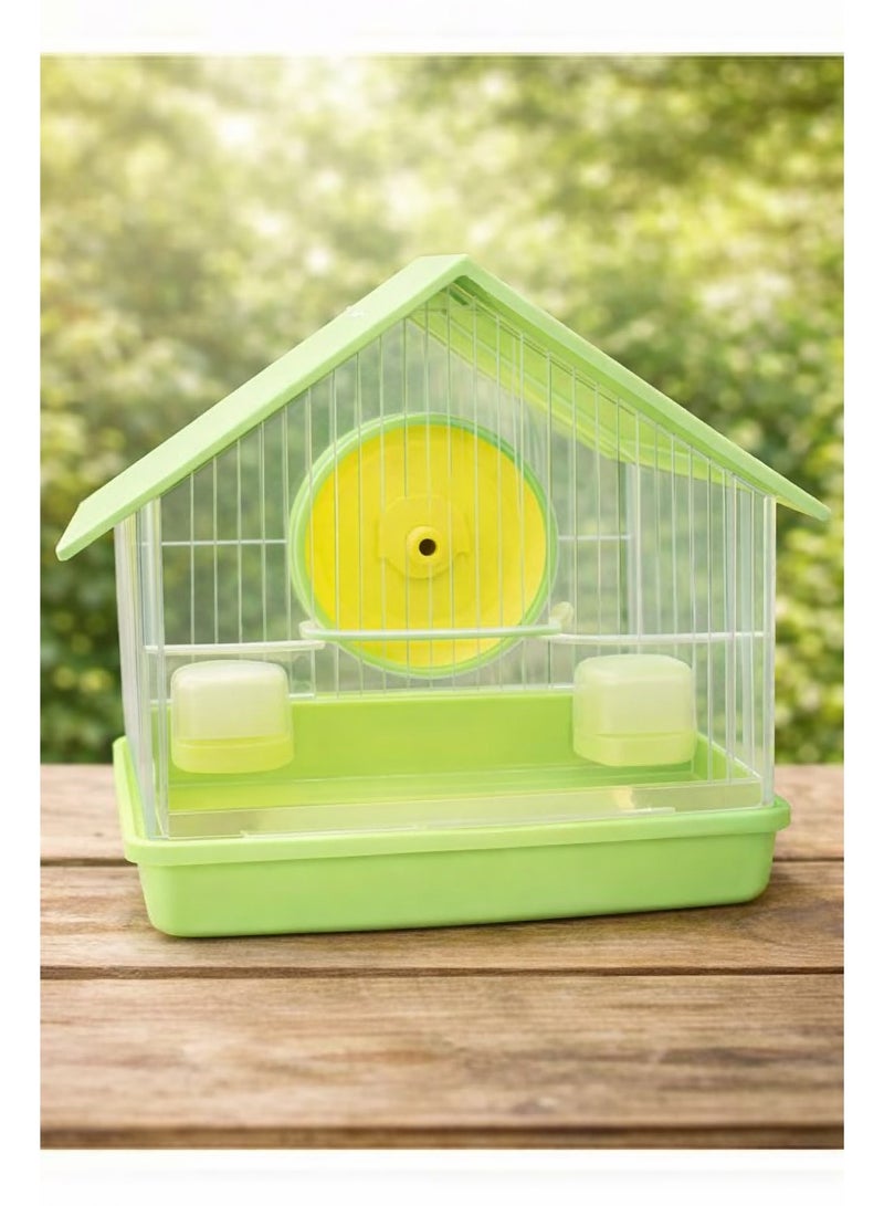 Petto Hamster & Bird Cage 22×16×19 cm | Compact Metal Pet Cage - Image 2