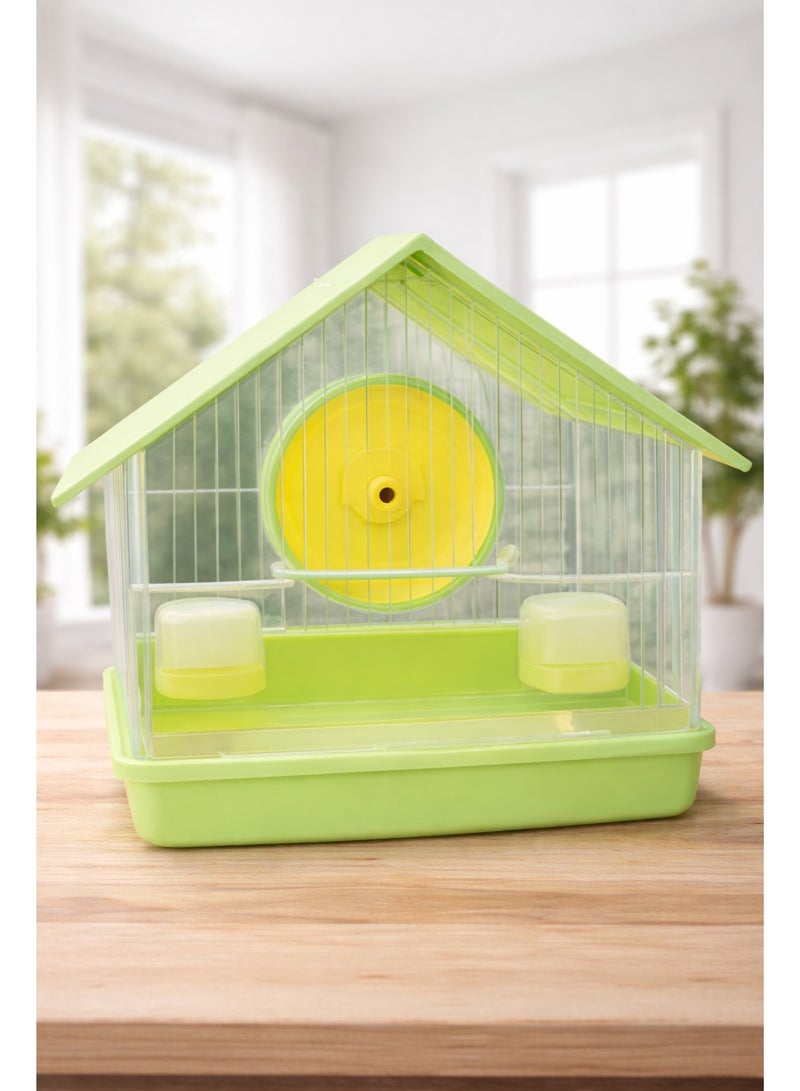 Petto Hamster & Bird Cage 22×16×19 cm | Compact Metal Pet Cage - Image 1
