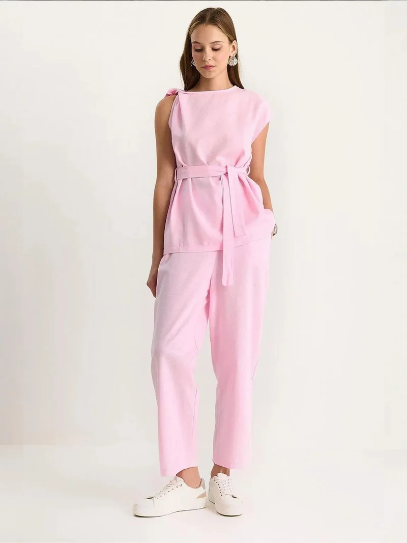 LUCCI Blouse-Pants Two Pieces Set