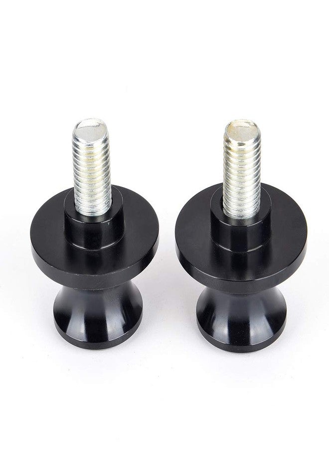 Goldfire 2pcs 10MM M10 X1.25 Motorcycle Swing arm Sliders Spools CNC Swing Arm Stand Screw for FZR 1000/600R/400 for Kawasaki Z750 /Z750S/ Z750R /ER-6F /ER-6N /Duke 125/200/390 (Black) - Image 2