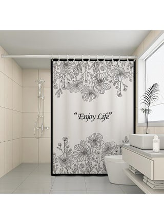160 G/m?] Dream-seeking Flowering M-shower Curtain [waterproof And Mildew-proof Hem Aggravation]]