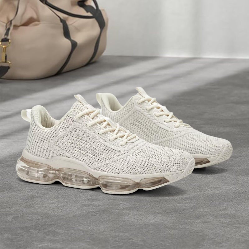 Luogoks Womens Road-Running-Shoes Air Cushion Walking Shoes Sneakers Fashion Tennis Breathable Sport Gym Fitness Cross Trainers Shoes - Image 3