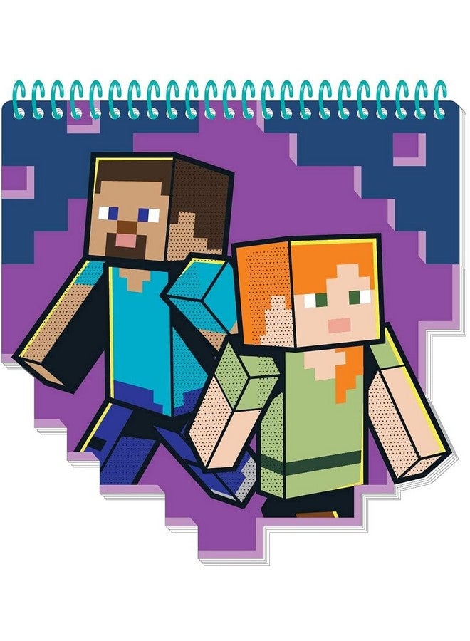 Innovative Designs Minecraft Kids Coloring Art Set | Stickers & Stampers - Image 5