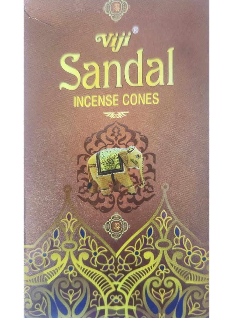 Viji Sandal Incense, 12 cones - Image 1