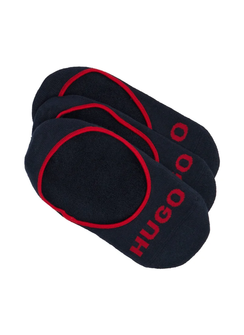 هوجو 3 Pack Logo No Show Socks