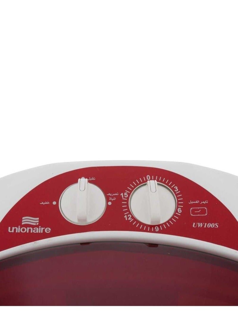 UNIONAIRE - Top Load Manual Washing Machine, 10KG, White- UW100s - Image 1