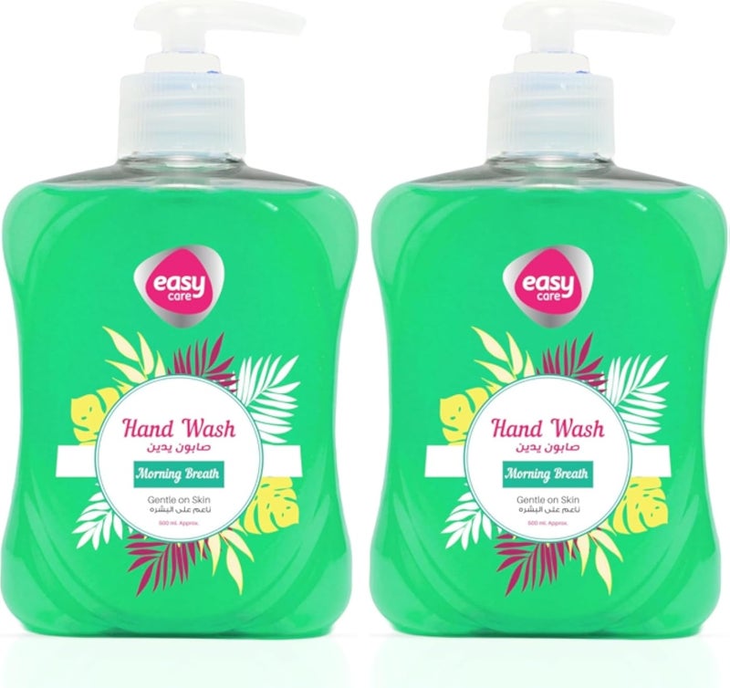 Easy Care Hand Soap, Morning Breath Scent, 500ml (Pack of 2)