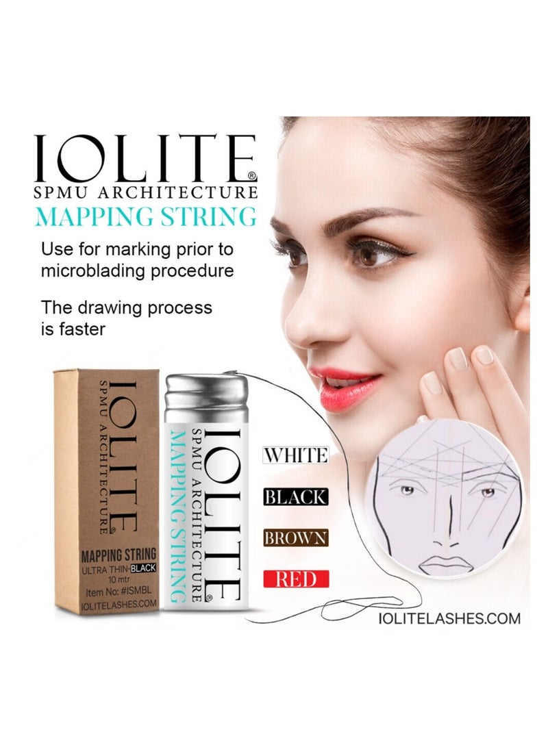 IOLITE خيط رسم الحواجب ميكروبليدنج رفيع جداً زجاجة حمراء 10م - Image 2