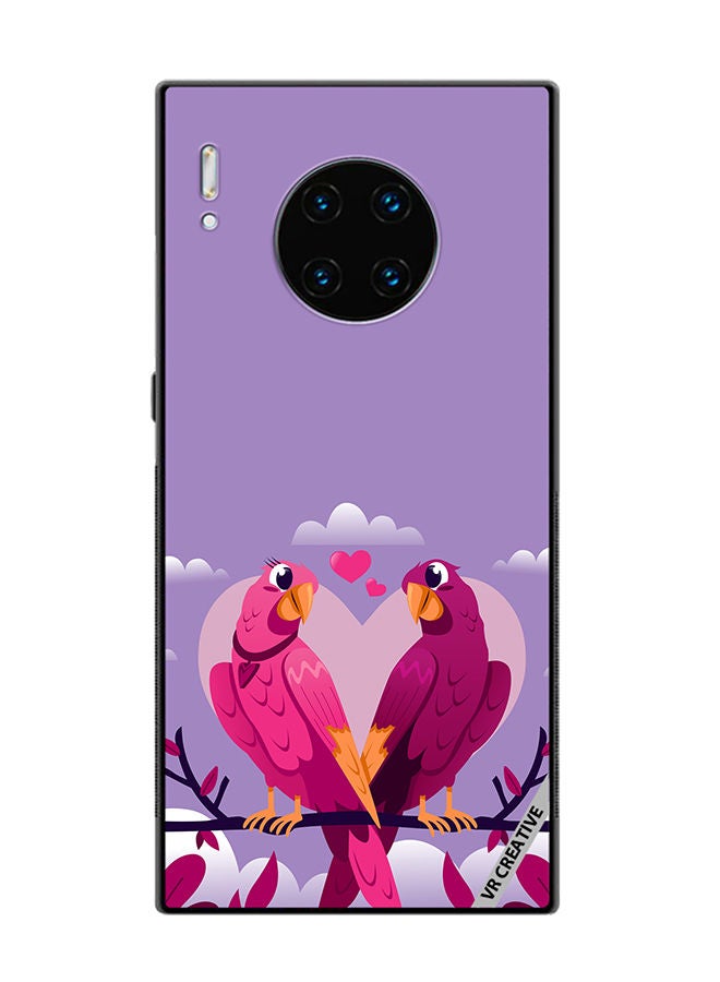 VR CREATIVE Protective Case Cover For Huawei Mate 30 Pro Love Birds Design Multicolour - Image 1
