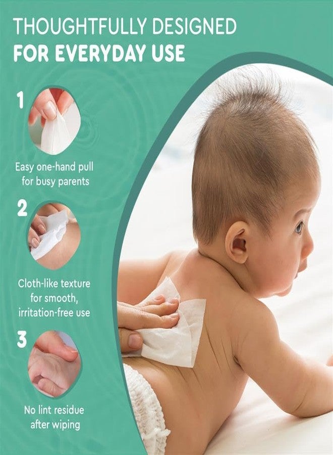 COZY WIPE Water Based Baby Wipes, 99.9% Purified Water, Unscented & Gentle for Sensitive Skin, Plastic-Free, 9 Packs (60 Wipes Each) – Safe for Newborns & Toddlers - Image 4