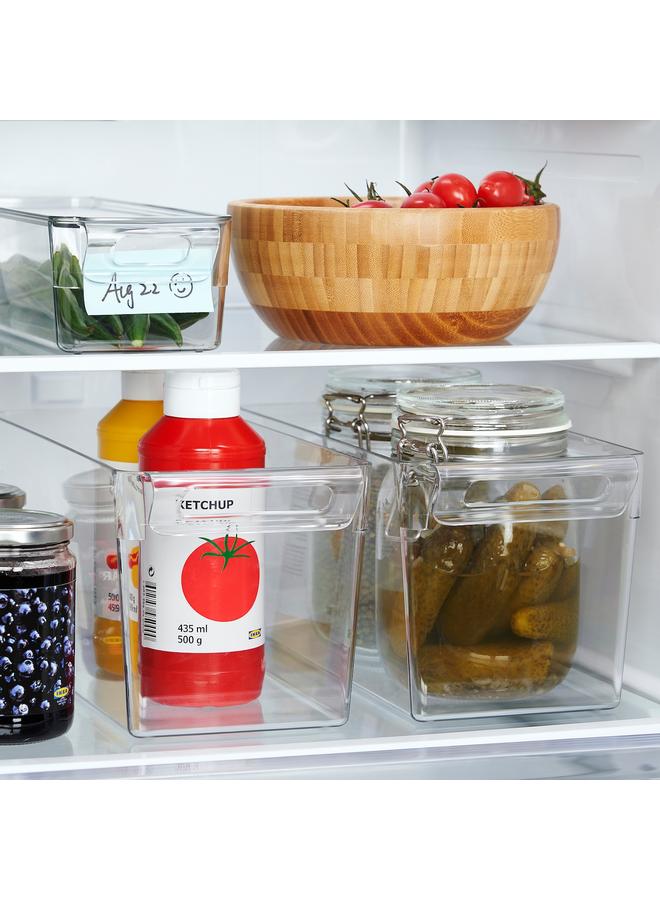 erorex Storage box for fridge, transparent, 32x14x14 cm - Image 3