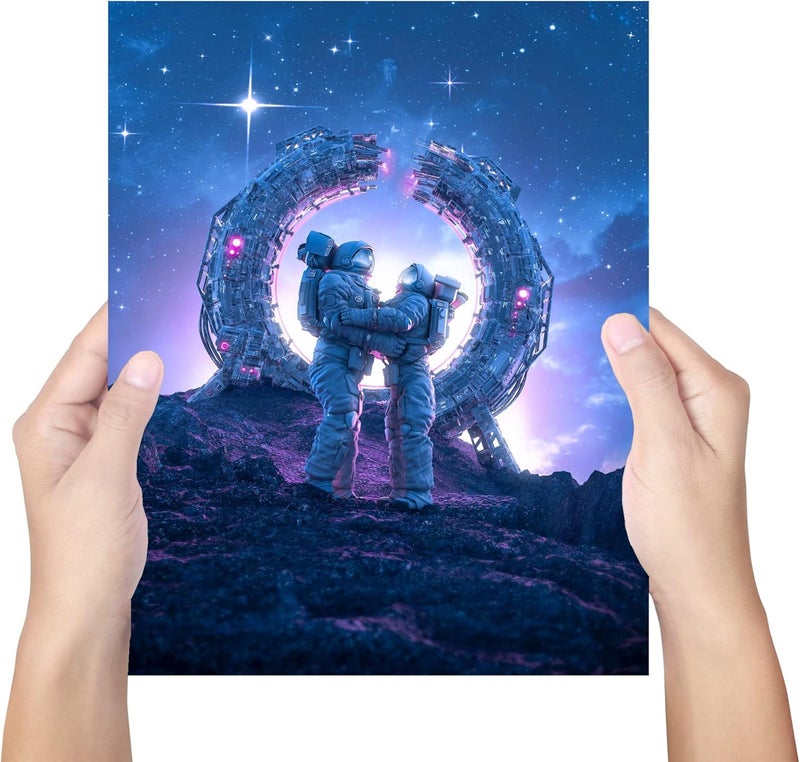 Insire Space Posters for Boys Room, Outer Space Posters for Kids, Galaxy Bulletin Board Decorations, Galaxy Classroom Decorations, Space Educational Poster - Unframed (8x10”) - Image 4