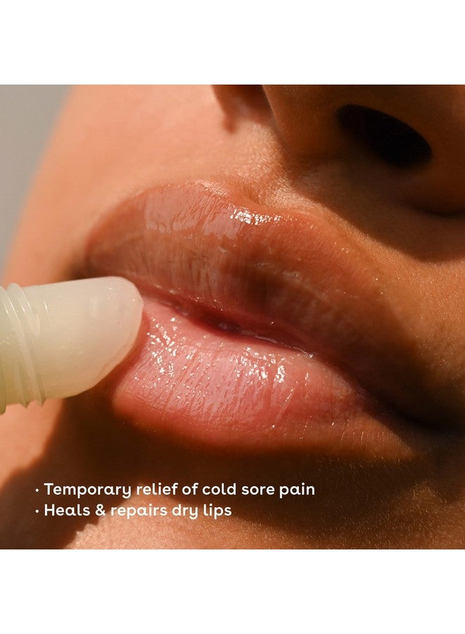 eos Medicated Lip Balm - The Fixer | Lip Care to Repair and Protect Chapped and Dry Lips | Instant Cooling and Pain Relief with Natural Ingredients | 0.35 oz - Image 3