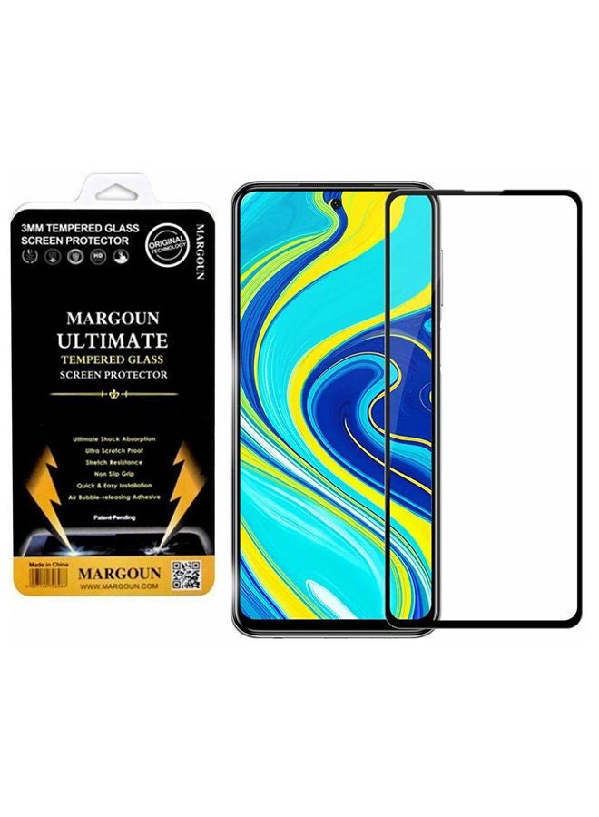 NIBEMINENT Glass Screen Protector For Xiaomi Note 9s/Note 9 Pro/Note Pro Max Clear/Black