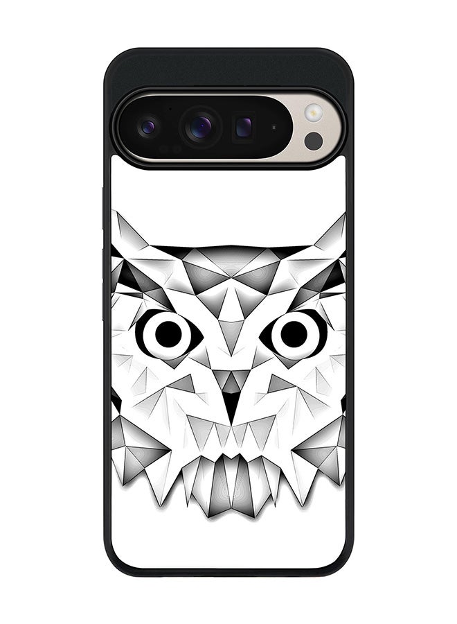 Stylizedd For Google Pixel 9 Pro XL Case,Slim fit Camera Protection, Shockproof Thin Phone cover - Poly Owl - Image 1