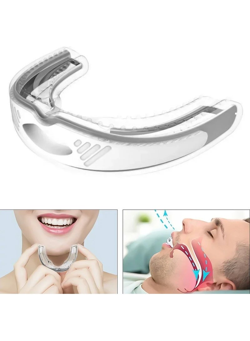 Arabest Anti Snore Devices Snore Stopper Mouthpiece, Anti Snore Braces Anti Snoring Solution, Sleep Aid Night Mouth Guard for Grinding Teeth And Stop Snoring for Adults Women Men Sleep - Image 1