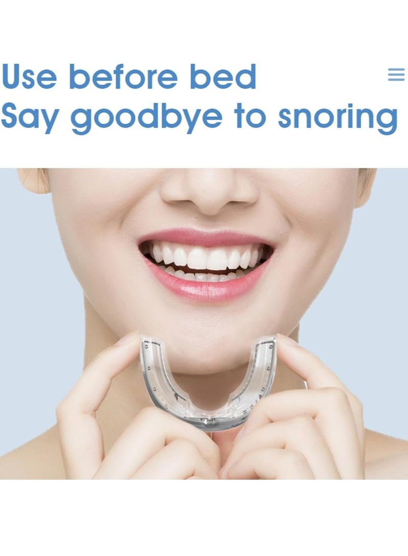 Arabest Anti Snore Devices Snore Stopper Mouthpiece, Anti Snore Braces Anti Snoring Solution, Sleep Aid Night Mouth Guard for Grinding Teeth And Stop Snoring for Adults Women Men Sleep - Image 3