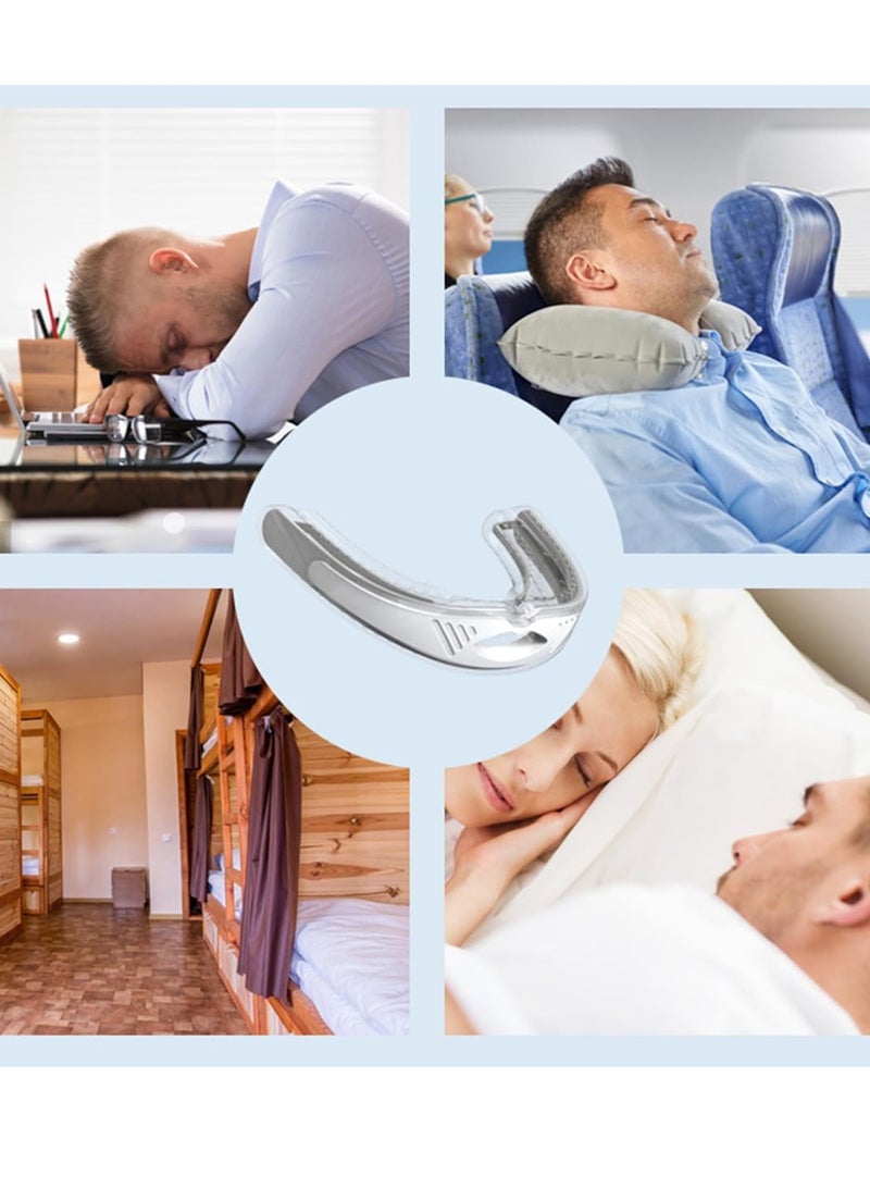 Arabest Anti Snore Devices Snore Stopper Mouthpiece, Anti Snore Braces Anti Snoring Solution, Sleep Aid Night Mouth Guard for Grinding Teeth And Stop Snoring for Adults Women Men Sleep - Image 4