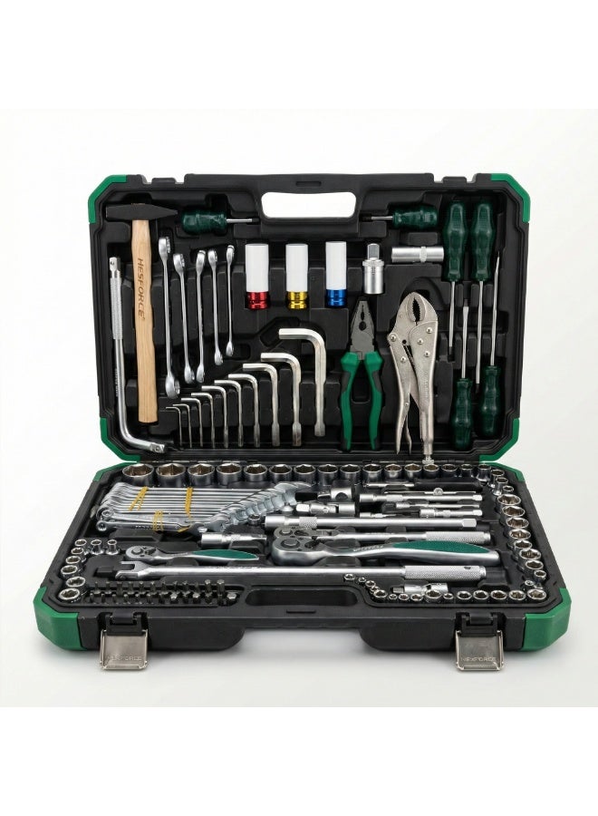 Manful Precision 142 Pcs Ratcheting Screwdriver & Socket Bit Set – Repair Tool Kit with Magnetic Driver, Multi-Tool Screwdriver Tool Set with Box Alloy Steel Small Electric - Image 1