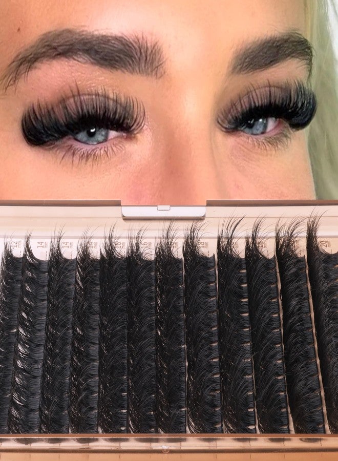 Geeneiya 200D Lash Clusters Kit Thick Lash Extension Kit 10-20mm Wispy Cluster Eyelash Extensions Individual Eyelashes Kit with Lash Bond and Seal DIY Lashes Applicator for Beginners - Image 2