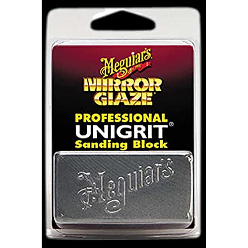 Meguiar's كتلة صنفرة ميغوارز الاحترافية بمرآة جليز 2,000 حبيبة K2000 - درجة احترافية - حبيبات دقيقة ومتجانسة لصنفرة متساوية وسهلة التنظيف والتلميع، 1 كتلة - Image 2