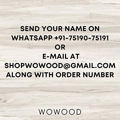 WOWOOD LED COUPLE NAME WALL LAMPANNIVERSARY GIFT WEDDING GIFT30X23CM RED MAHOGANY - Image 3