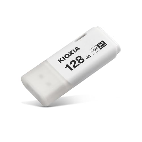 KIOXIA TransMemory U301 128GB USB 3.2 Gen 1 Flash Drive - High-Speed, Compact, Portable Storage Solution with 5-Year Warranty (White) - Image 3