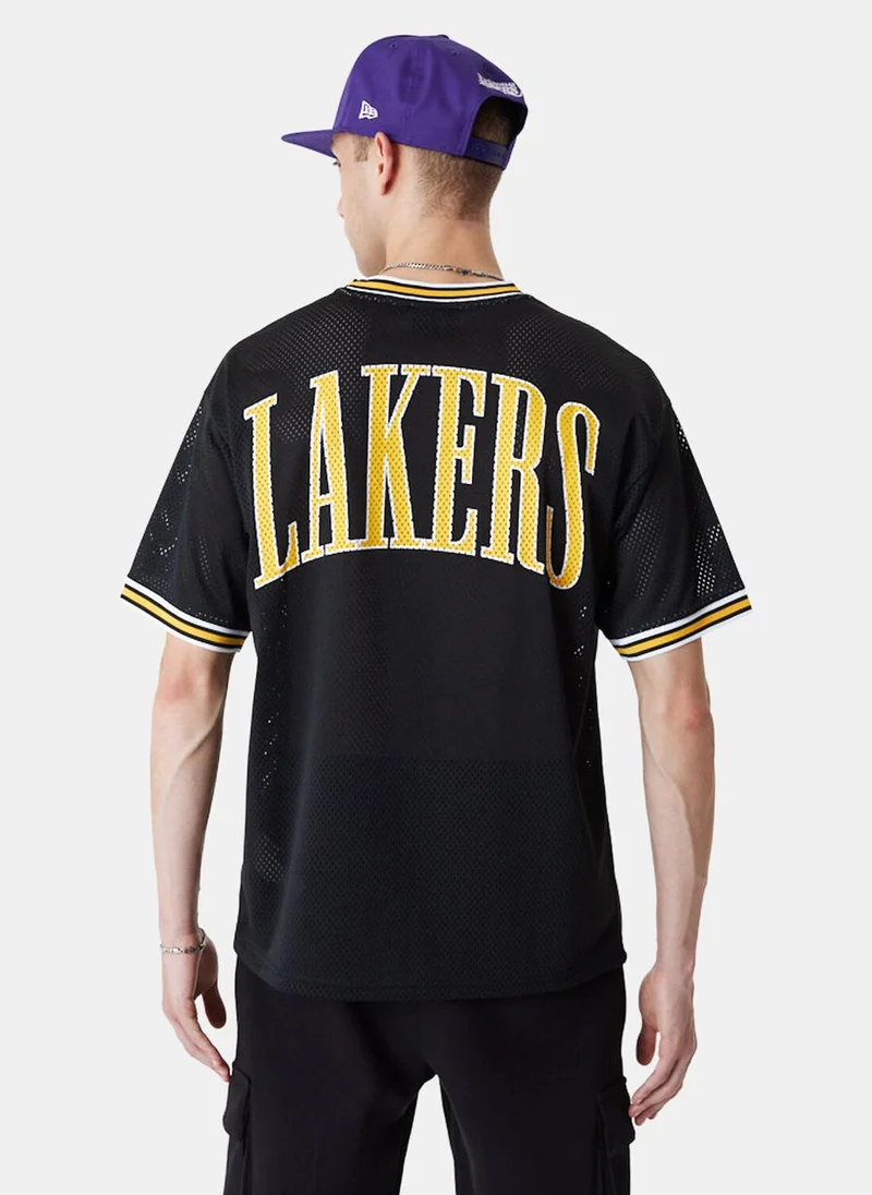 NEW ERA Men's Los Angeles Lakers NBA Mesh T-Shirt
